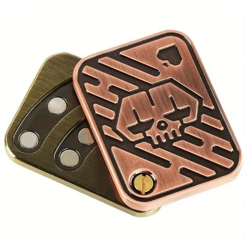 double fidget slider metal magnetic stress relief toy