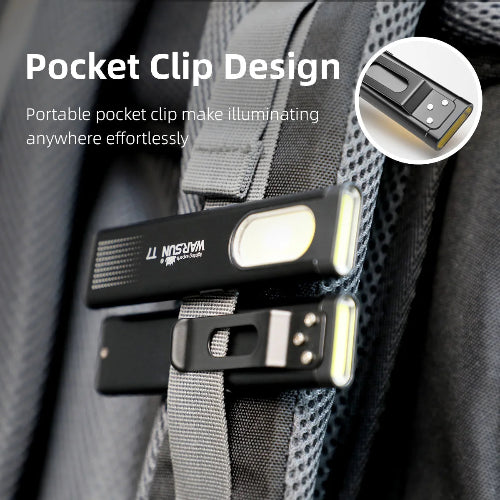 keychain flashlight with magnetic base for hands-free use