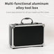 Aluminum tool case with customizable foam insert and dual locks – durable UK storage box