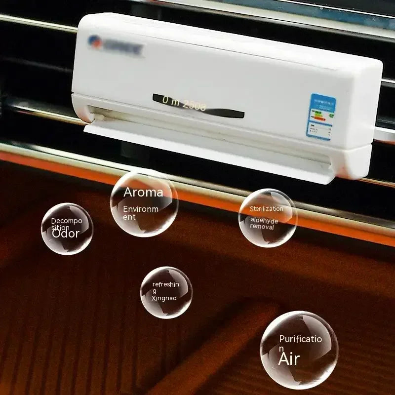 Solar Car AC Air Freshener Aromatherapy Machine -  Fragrance & Decorative Perfume - Chys Thijarah