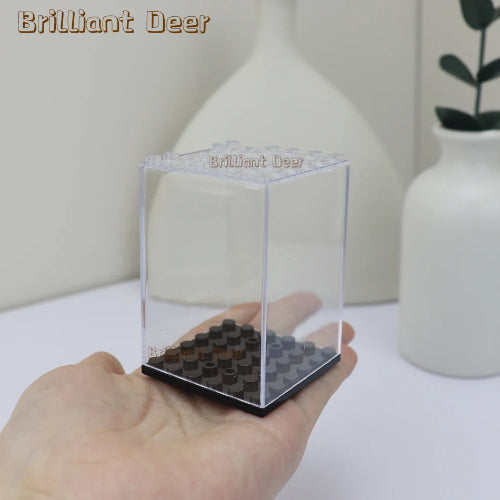 acrylic display box stackable clear case for toys figures and models