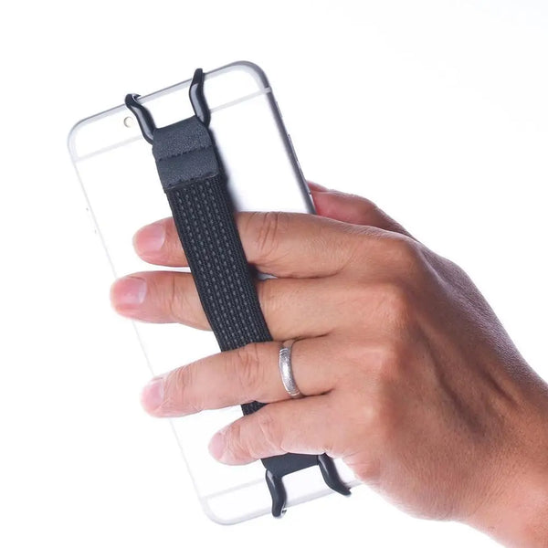 Universal Elastic Strap Hand Grip for Mobile Phone & Tablet - Anti-Drop Holder for iPhone, Ipad, Xiaomi, Huawei - Chys Thijarah