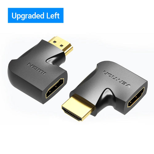 hdmi 90 degree adapter elbow connector for monitor setup