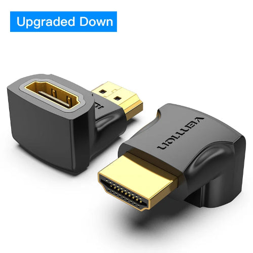 hdmi 90 degree adapter protecting hdmi cable from bending