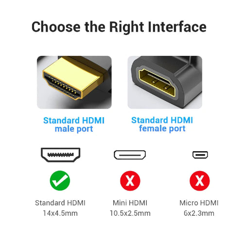 hdmi 90 degree adapter gold plated port saver connector