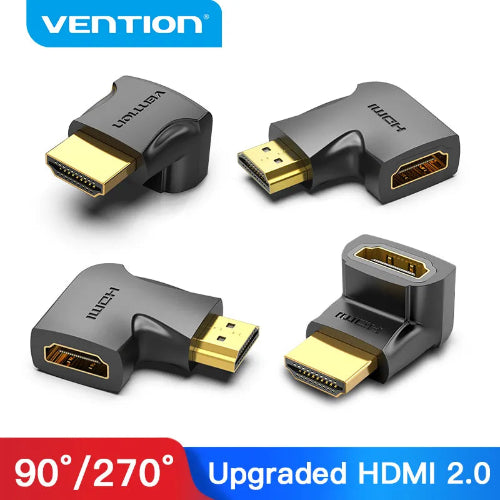 hdmi 90 degree adapter right angle male to female connector