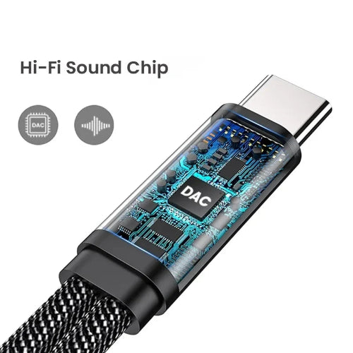 USB C headphone and charger adapter type C audio charging accessory