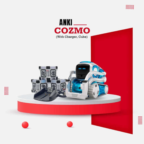 Cozmo ロボット Anki タカラトミー Anki Cozmo Robot UK – Interstellar Blue with 3 Cubes,Charger