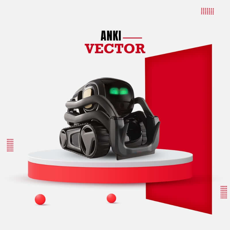 Robo Vector Anki Vector Robot – Cube, Charger, Alexa & 1 Year Warranty