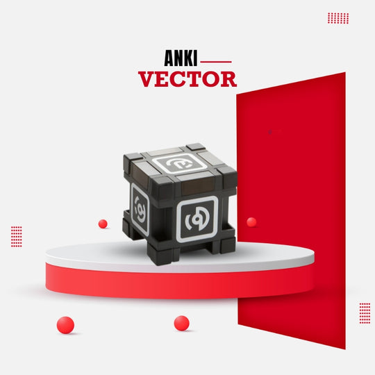  Official Anki Vector cube accessory with LED lights, used for robot interaction