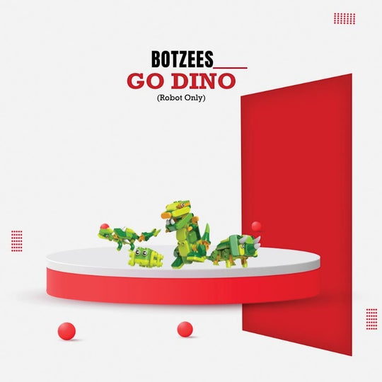 Botzees GO Dino Standalone Robot Base for Kids