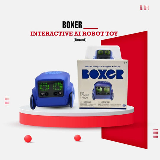 Boxer Interactive AI Robot Toy with Box