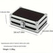 portable Compact Lockable Aluminum Storage Box metal case foam interior