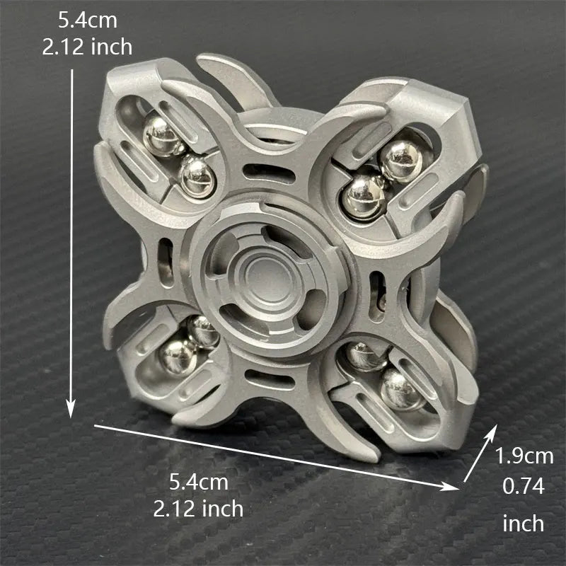 Futuristic Fidget Future Punk EDC Spinner – Alloy Toy for Focus & Relief
