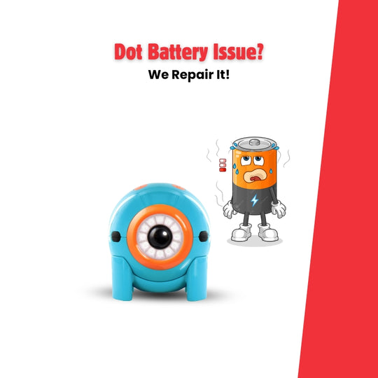 Dot robot battery replacement support service UK – power issue fix and warranty help