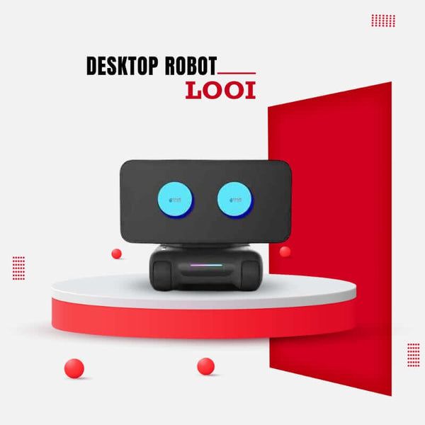Looi AI Robot – ChatGPT Desk Companion & Phone Charger
