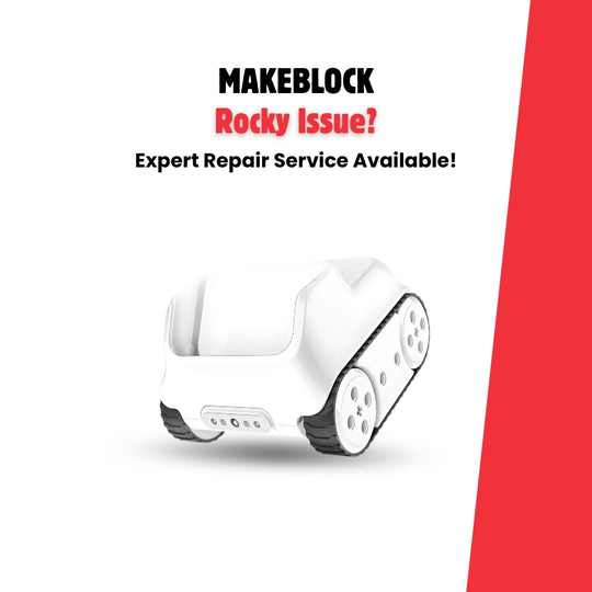 Makeblock Codey Rocky robot repair service UK for battery, power, and hardware issues