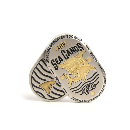 Zhi Shang Premium Fidget Slider stood vertically for display