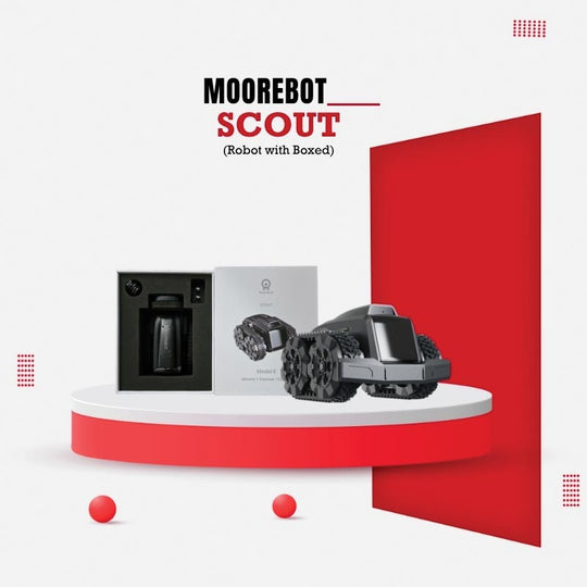Boxed Moorebot Scout AI-Powered Mobile Robot