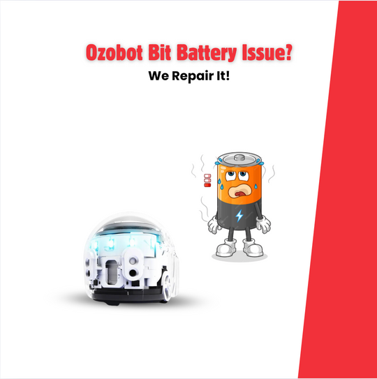 Ozobot Bit battery replacement service UK