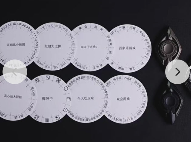 demo video showing luminous multifunctional fidget spinner used as phone holder and stress relief spinner in low light