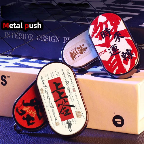 Push Card Slider in sci-fi theme – satisfying stress relief fidget.