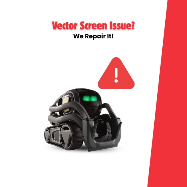 Vector robot screen replacement service by expert technician