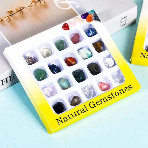 Natural Gemstones Crystal Natural Semi-Precious Stone collection gift for kids - Chys Thijarah