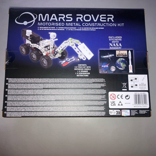 Mars Rover Motorised Metal Construction Kit 137 Pieces New - Chys Thijarah