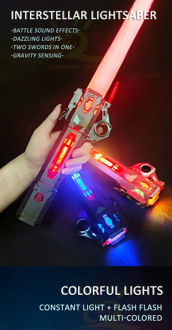 Retractable Lightsaber Finger Rotating Sword Flash Luminous Toy for Children - Chys Thijarah