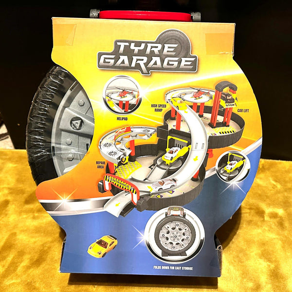 Tyre Garage Toy Great Fun Uk Seller Includes 1 Car - Chys Thijarah