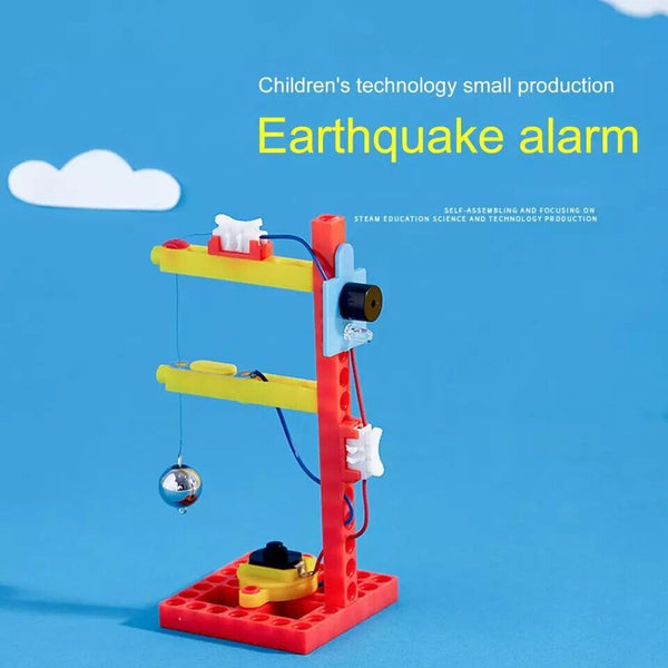 1 Set Earthquake Detector  Practical educational toy project gift  for kids - Chys Thijarah