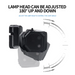8LED Rechargeable Cap Clip-on Head Lamp Headlight Hat Sensor Torch Light EDC - Chys Thijarah