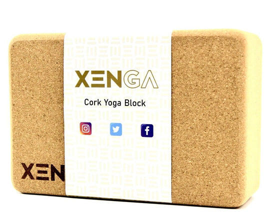 Xenga High Quality Premium Natural Cork Yoga Block 3 x 6 x 9" New - Chys Thijarah