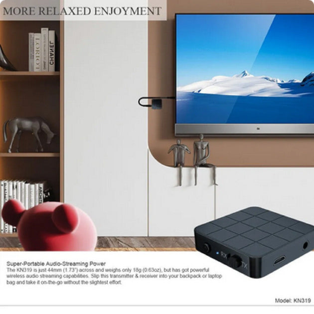 Bluetooth 5.0 Audio Receiver Transmitter 2 IN 1 RCA 3.5MM AUX Jack USB Dongle - Chys Thijarah