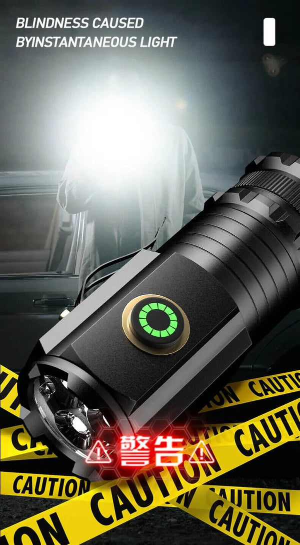 Powerful Mini LED Flashlight 2000LM Super Bright Rechargeable Waterproof Torch - Chys Thijarah