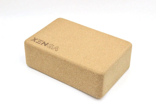 Xenga High Quality Premium Natural Cork Yoga Block 3 x 6 x 9" New - Chys Thijarah