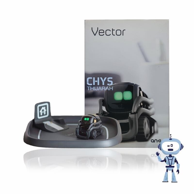 Vector  Robot by Anki Ai Pet Robot  with charger and Fully Boxed + Tray -   Good - Chys Thijarah