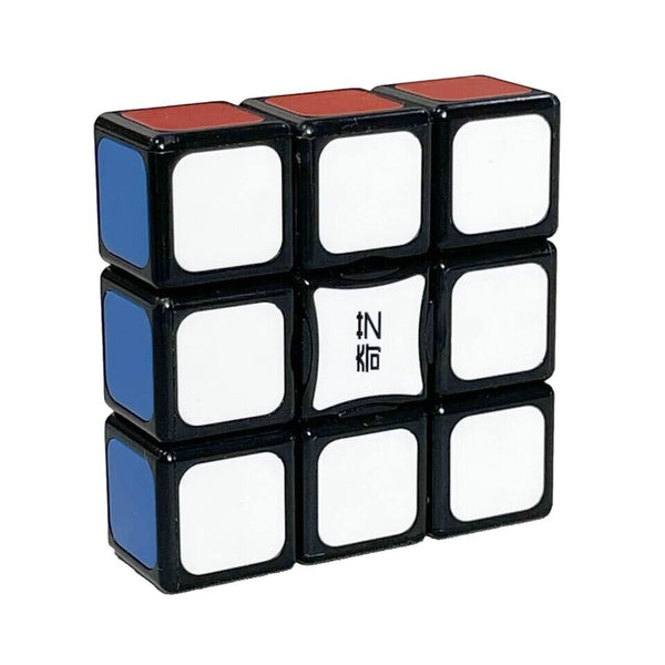 Qiyi Magic Speed Cube Stickerless Floopy Cube Black 1x3x3 Speed Cube Puzzle - Chys Thijarah