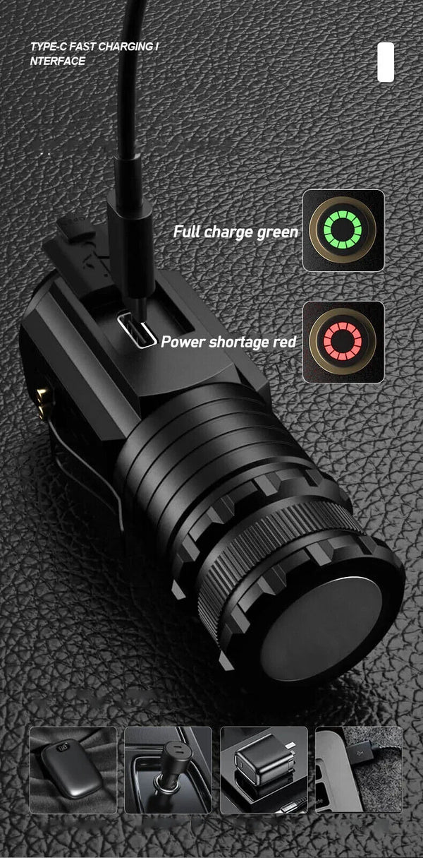 Powerful Mini LED Flashlight 2000LM Super Bright Rechargeable Waterproof Torch - Chys Thijarah