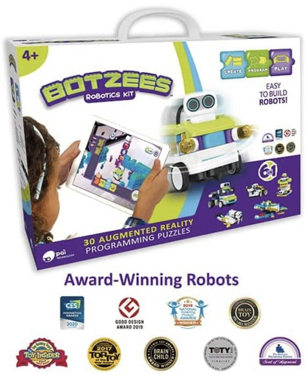 PAI TECHNOLOGY BOTZEES Coding Robots for Kids, Remote Control Robot, 6in1 Toys - Chys Thijarah