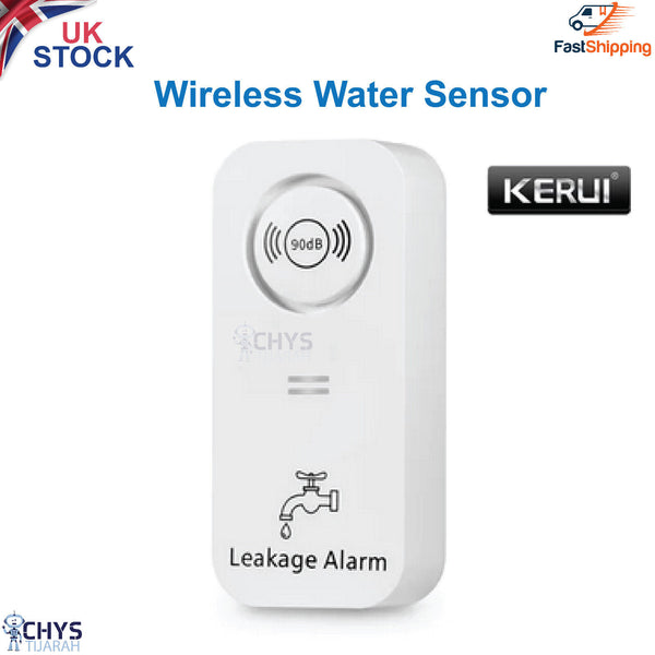 KERUI Wireless Water Sensor 90dB Alarm Water Leak Detector for Kitchen Bathroom - Chys Thijarah