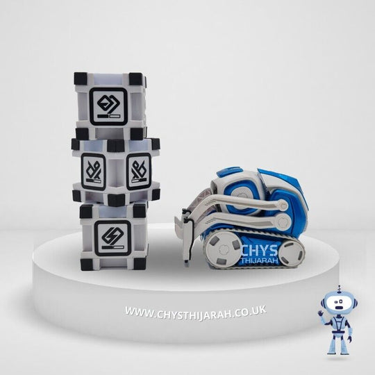 Anki Cozmo Interstellar blue limited edition Robot + Cubes + Charger + Box + Ins - Chys Thijarah
