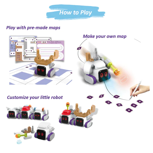 BOTZEES Robots for kids Robotics Mini Coding Robot Set STEM Toy Coding Robot - Chys Thijarah