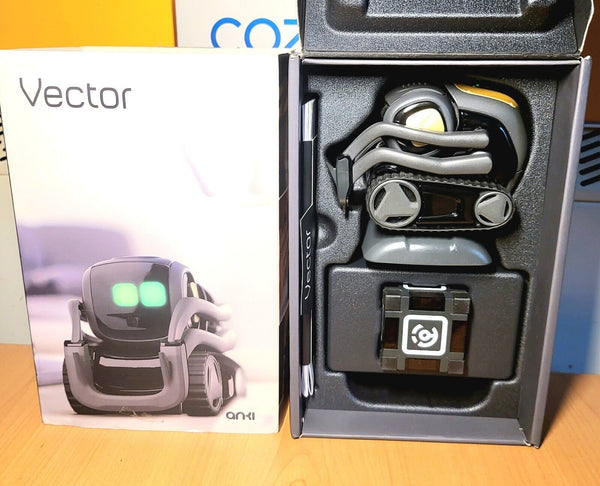 BOXED Anki Vector Robot Pet Toy  with Cube + Charger + Tray - Chys Thijarah