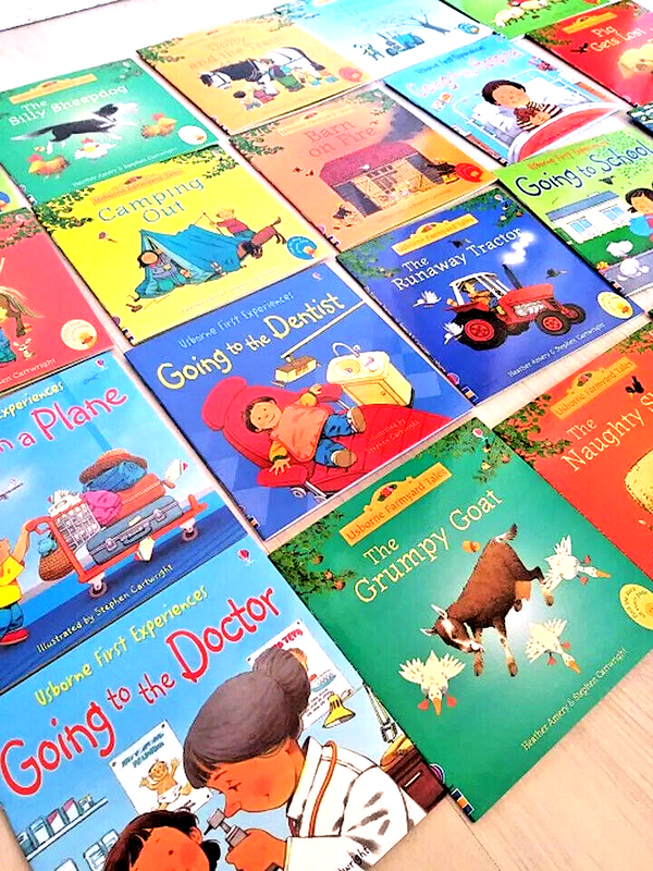 20Books/Set 15x15cm kids Usborne Picture Books Children Baby famous Story - Chys Thijarah