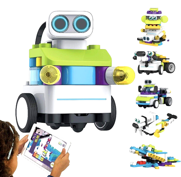PAI TECHNOLOGY BOTZEES Coding Robots for Kids, Remote Control Robot, 6in1 Toys - Chys Thijarah