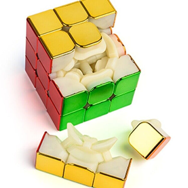 Cyclone Boys Magnetic Magic Cube Plating 3x3x3 Professional Speed Puzzle Toy - Chys Thijarah