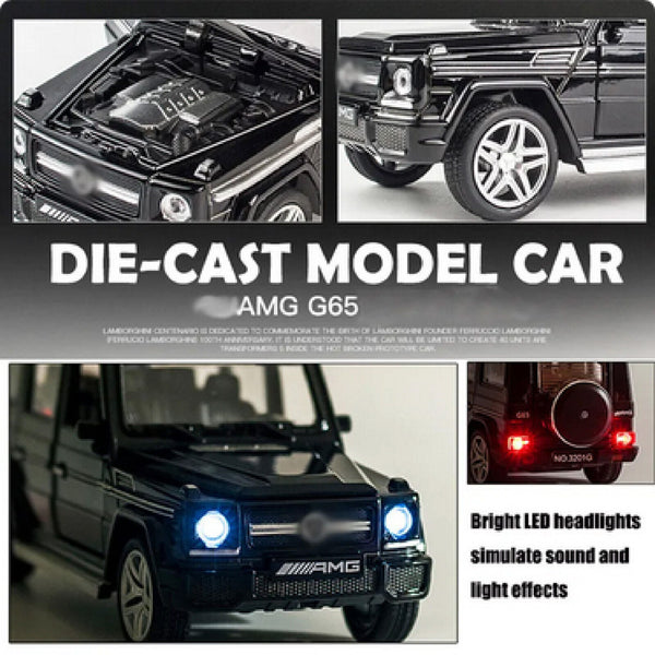 1:32 Mercedes-Benz G65 Alloy Car Model Diecast Toy Off-Road Car Acousto-optic - Chys Thijarah