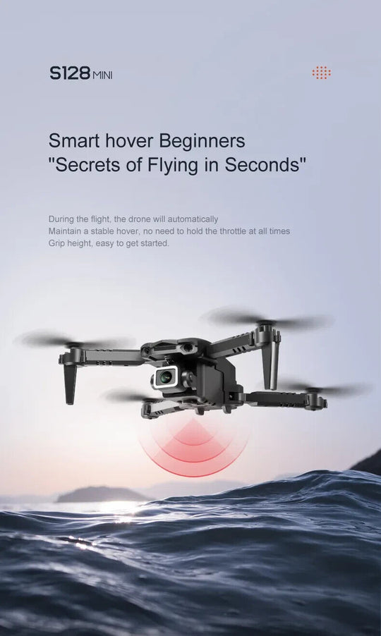 S128 Mini Drone 4K HD Camera Obstacle Avoidance Professional Drone - Chys Thijarah